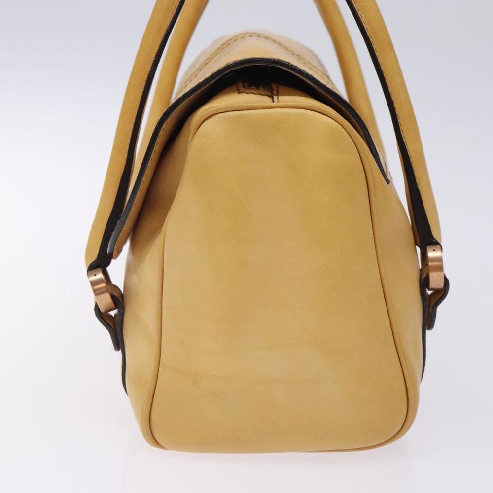 GUCCI Hand Bag Leather Beige 124245 Auth 131725 - Picture 4 of 16